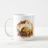 Herfst Vibes Waterverf schildpad - Koffiemok (Links)