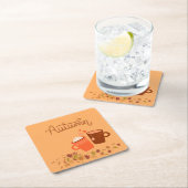 Herfst Vierkant Onderzetter Set (Insitu)