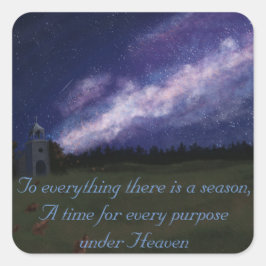 Herfst Vierkante Sticker