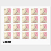 Herfst Vierkante Sticker (Vel)