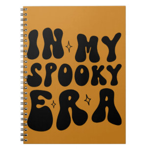 Herfst Vintage In Mijn Griezelige Tijdperk Retro H Notitieboek