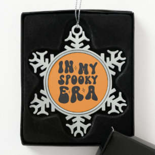 Herfst Vintage In Mijn Griezelige Tijdperk Retro H Tin Sneeuwvlok Ornament