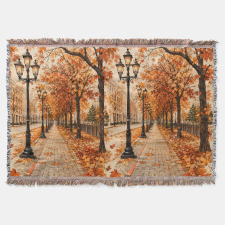 Herfst Vintage Parkwandeling Deken