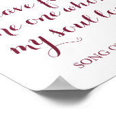 Herfst Vloer ik heb de ene mijn soep gevonden Poster (Hoek)