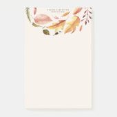 herfst voel elegant flormonogram post-it® notes (Voorkant)