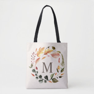 herfst voelt elegant met baarmoedermonogram draagtas