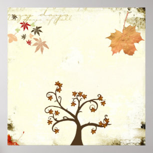 herfst voelt poster