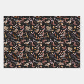 Herfst vogeltrekpaard inpakpapier vel (Voorkant)