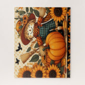 Herfst Vogelverschrikker Legpuzzel (Verticaal)