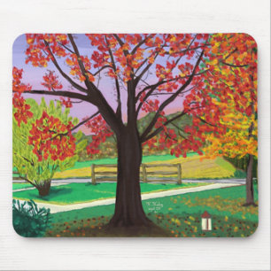 Herfst voor de herfst van mousepad muismat