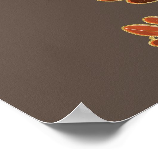 Herfst voor Jezus die hij nooit verlaat. Poster (Hoek)