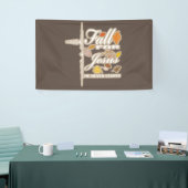 Herfst voor Jezus die hij nooit verlaat  Spandoek (Beurs)