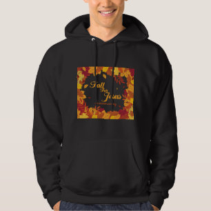Herfst voor Jezus Hij laat nooit Christelijk Kerst Hoodie