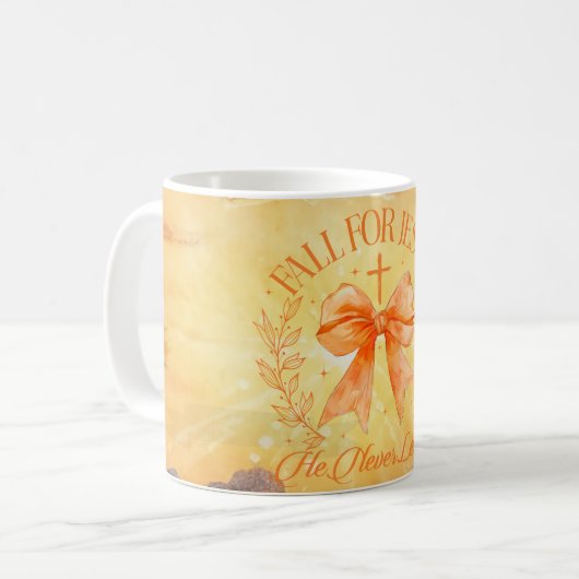 HERFST VOOR JEZUS, HIJ LEEFT NOOIT KOFFIEMOK (Voorkant links)