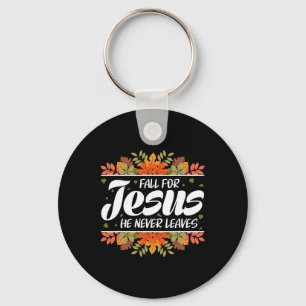 Herfst voor Jezus verlaat Hij nooit Jezus, de geli Sleutelhanger