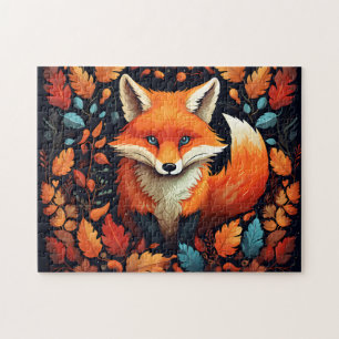 Herfst Vos Legpuzzel