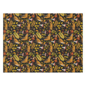 Herfst vossen op zwart tafelkleed (Voorkant (Horizontaal))