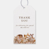 Herfst Vrijgezellenfeest Cadeaulabel (Achterkant)