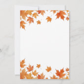 Herfst Vrijgezellenfeest Kaart (Achterkant)