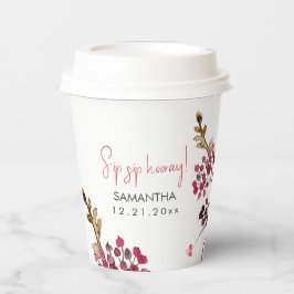 Herfst Vrijgezellenfeest Thema Papier Cups | Rusti Papieren Bekers