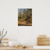 Herfst Wandelpad Poster (Keuken)