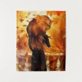 herfst wandkleed (Voorkant)