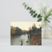 Herfst water - Briefkaart (Staand voorkant)