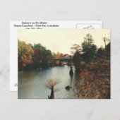 Herfst water - Briefkaart (Voorkant / Achterkant)