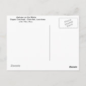 Herfst water - Briefkaart (Achterkant)