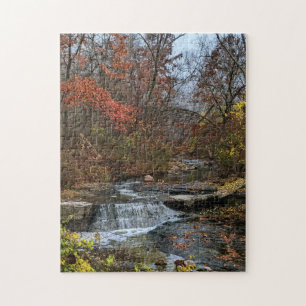 Herfst Waterfall Puzzle Legpuzzel