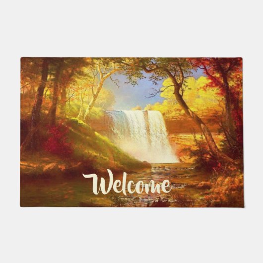 Herfst waterval deurmat (Voorkant)
