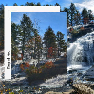 Herfst Waterval Hoge Waterval Fotografisch NC Briefkaart
