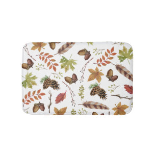 herfst waterverf baard badmat