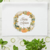 herfst waterverf baard theedoek (Gevouwen)