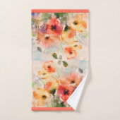 Herfst waterverf blaast badhanddoekset bad handdoek (Handdoek)