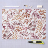 Herfst-Waterverf Colorful Leaves Illustration  Tissuepapier (Craft)