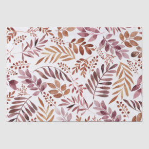 Herfst-Waterverf Colorful Leaves Illustration  Tissuepapier