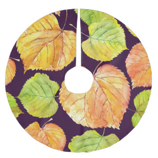 Herfst waterverf florals, naadloos patroon. kerstboom rok