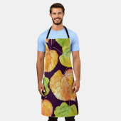 Herfst waterverf florals, naadloos patroon. schort (Gedragen)