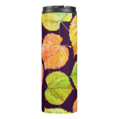 Herfst waterverf florals, naadloos patroon. thermosbeker (Achterkant)