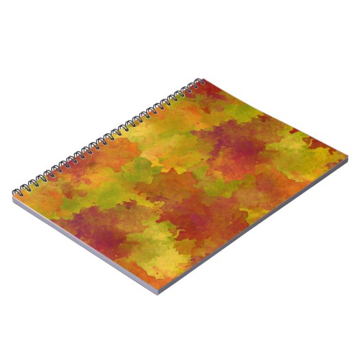 Herfst Waterverf Journal – Herfst kleuren achtergr Notitieboek (Linkerzijde)