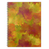 Herfst Waterverf Journal – Herfst kleuren achtergr Notitieboek (Voorkant)