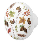 herfst waterverf keramische knop