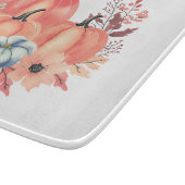 Herfst Waterverf Pompoen Boho Snijplank (Hoek)