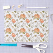 Herfst Waterverf pompoenpatroon Tissuepapier (Craft)