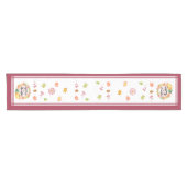 Herfst Waterverf Thanksgiving  zonder zegen Korte Tafelloper (Horizontaal)