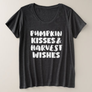Herfst Weemens Plus Grootte T-shirt