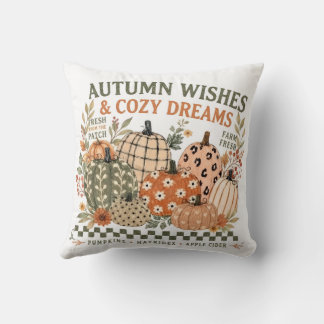 Herfst Wensen & warme dromen Kussen