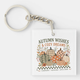 Herfst Wensen & warme dromen Sleutelhanger