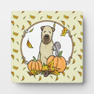 Herfst Wheaten Terrier (pieppompoenen 1b2) Fotoplaat